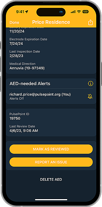PulsePoint | 911-initiated AED Response: AED-needed Alerts