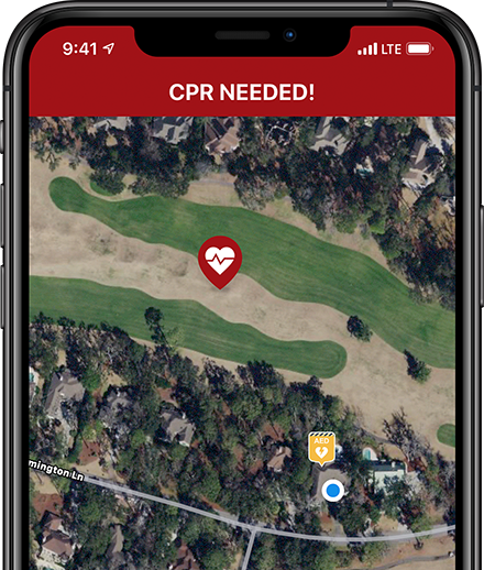 PulsePoint Respond CPR-needed alert.