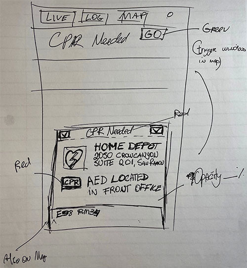 PulsePoint Early Concept Drawing