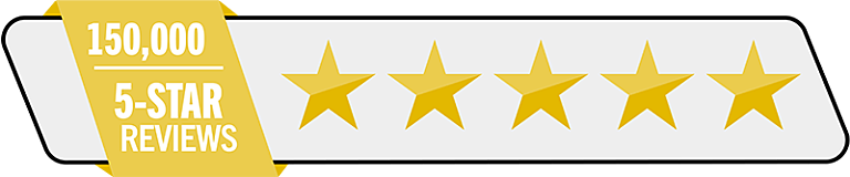 5-Star App Store Reviews Badge